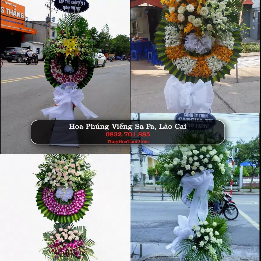 Vòng hoa chia buồn Sa Pa, Lào Cai - ThuyHoaTuoi.Com