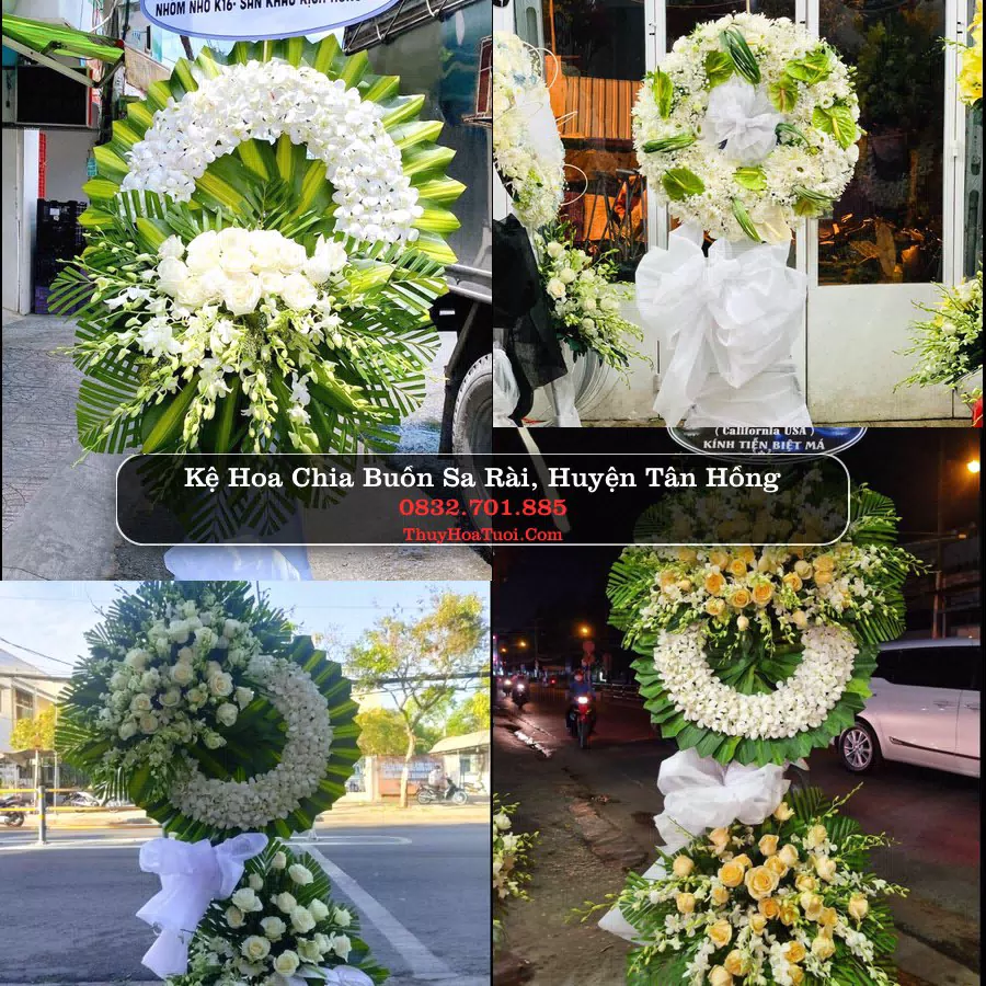 Đặt Hoa Đám Tang tại Sa Rài, Tân Hồng, Đồng Tháp (Cũ)