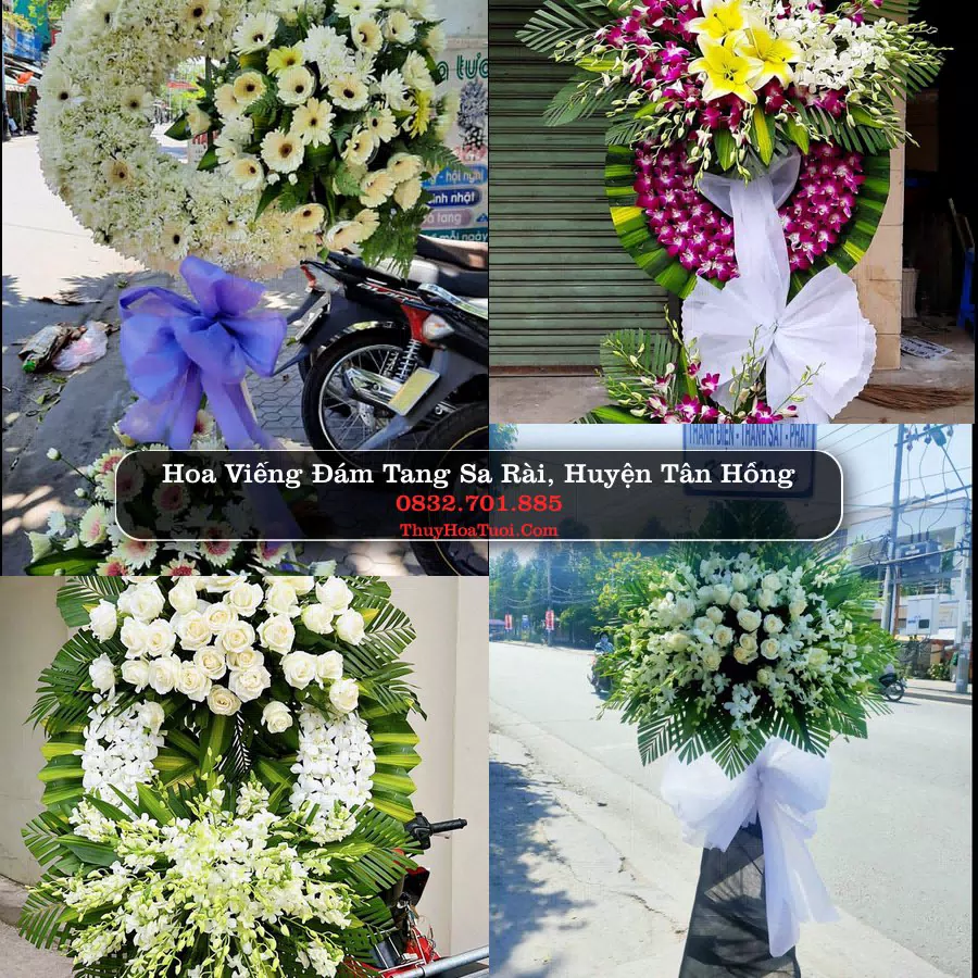 Vòng hoa chia buồn Sa Rài - ThuyHoaTuoi.Com