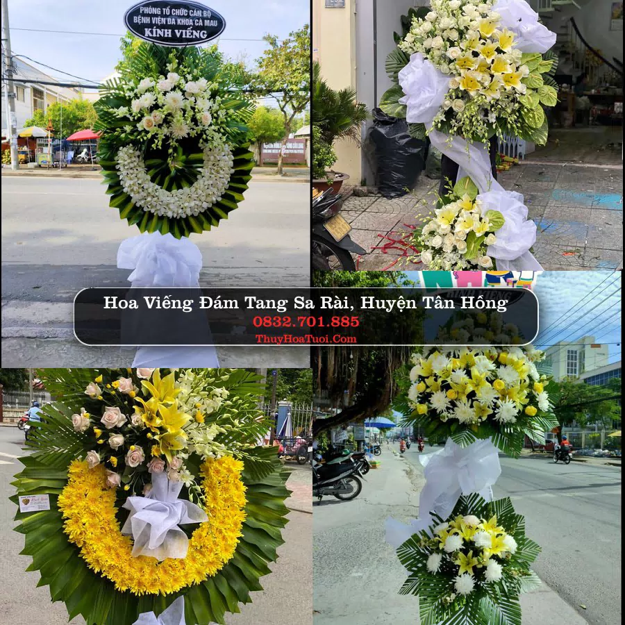 Kệ hoa tang lễ giao tại Sa Rài, Tân Hồng