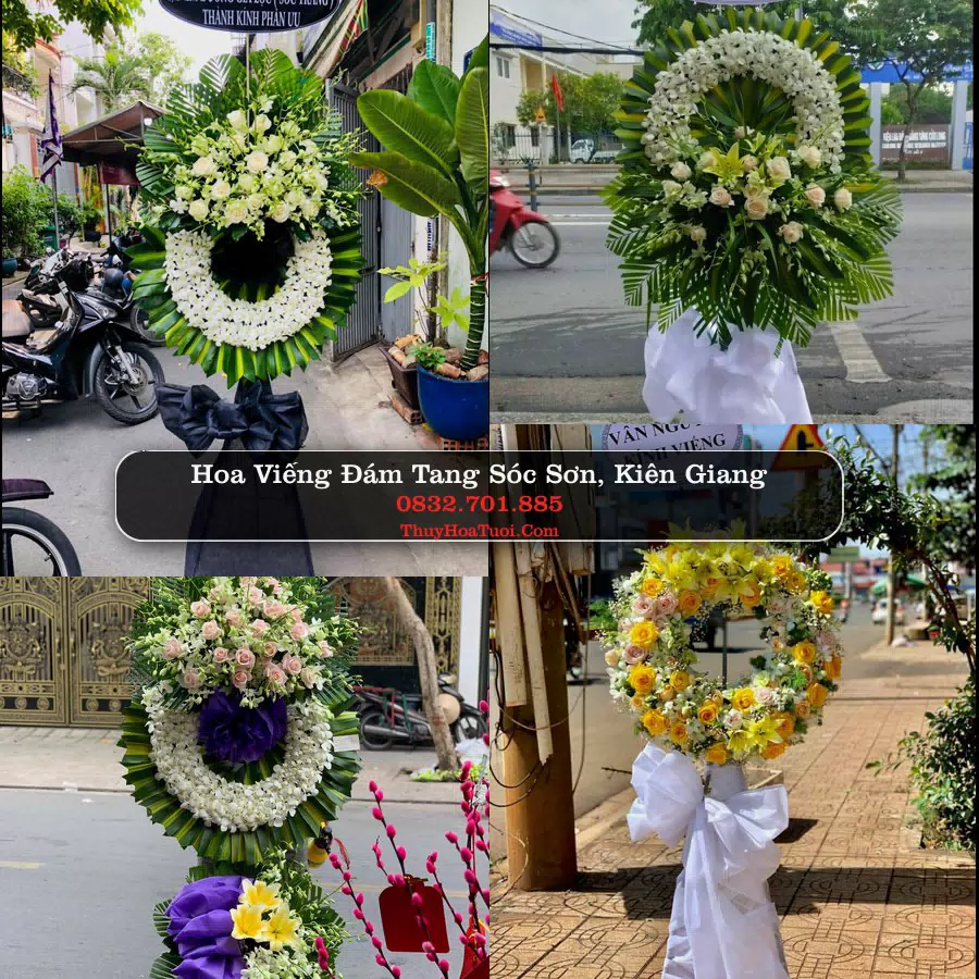 Vòng hoa chia buồn Sóc Sơn, Kiên Giang - ThuyHoaTuoi.Com