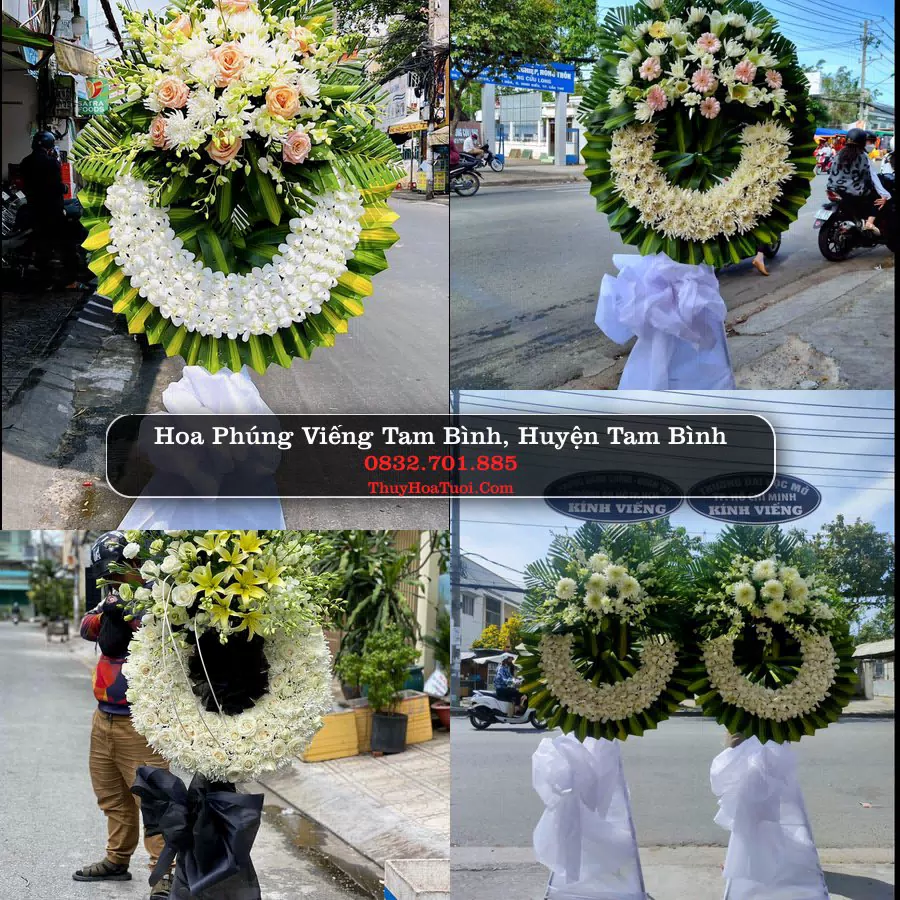 Kệ hoa tang lễ giao tại Tam Bình, Vĩnh Long