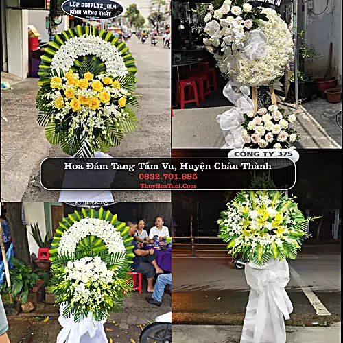 Đặt Vòng Hoa Đám Tang tại Tầm Vu, Châu Thành, Long An (Cũ)