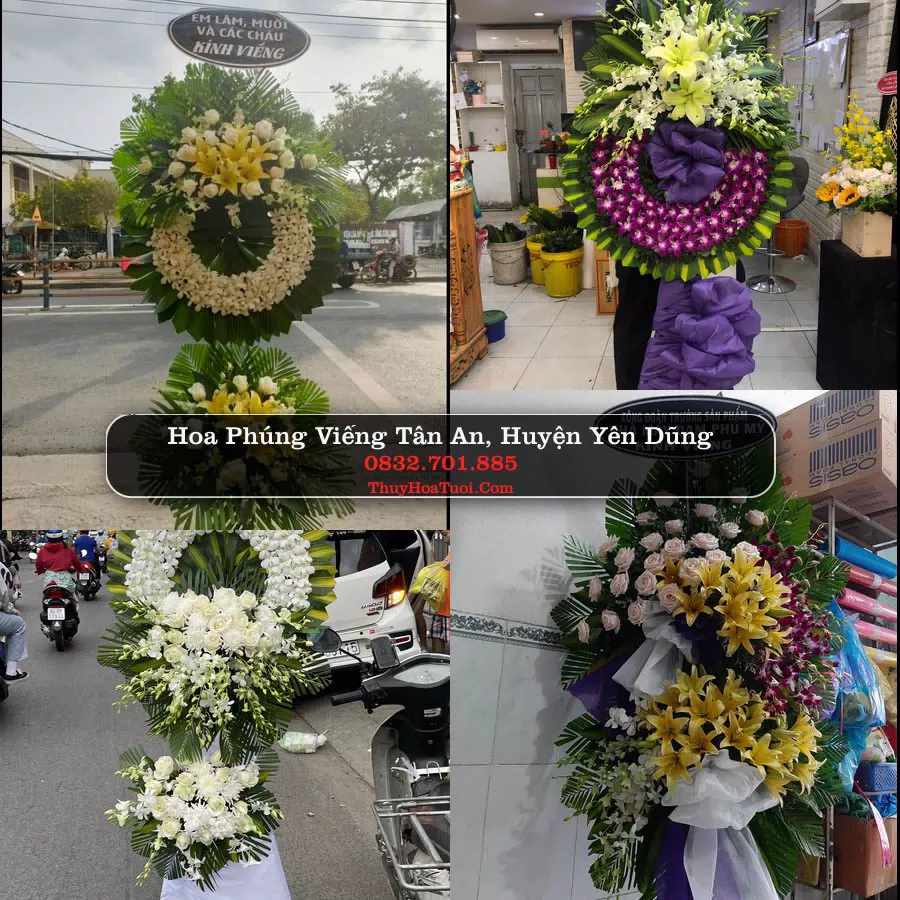 Đặt Hoa Tang Lễ tại Tân An, Yên Dũng, Bắc Giang (Cũ)