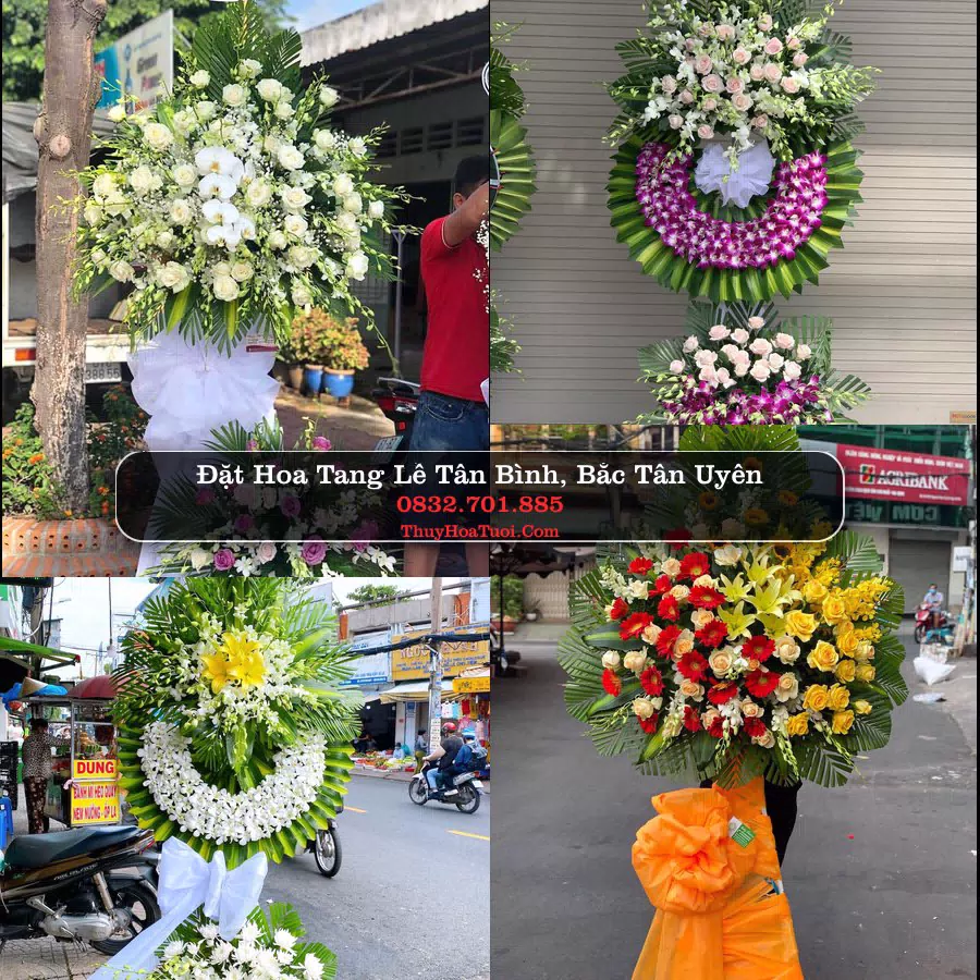 Kệ hoa tang lễ giao tại Tân Bình, Bình Dương
