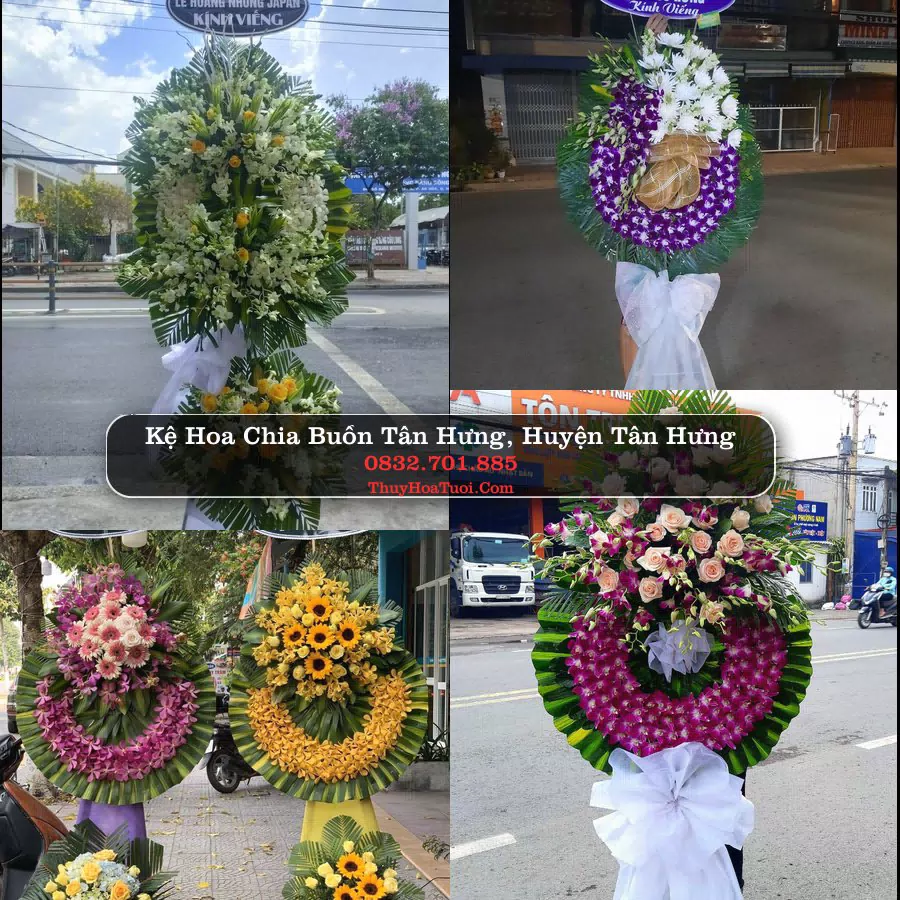 Đặt Hoa Đám Tang tại Tân Hưng, Tân Hưng, Long An (Cũ)