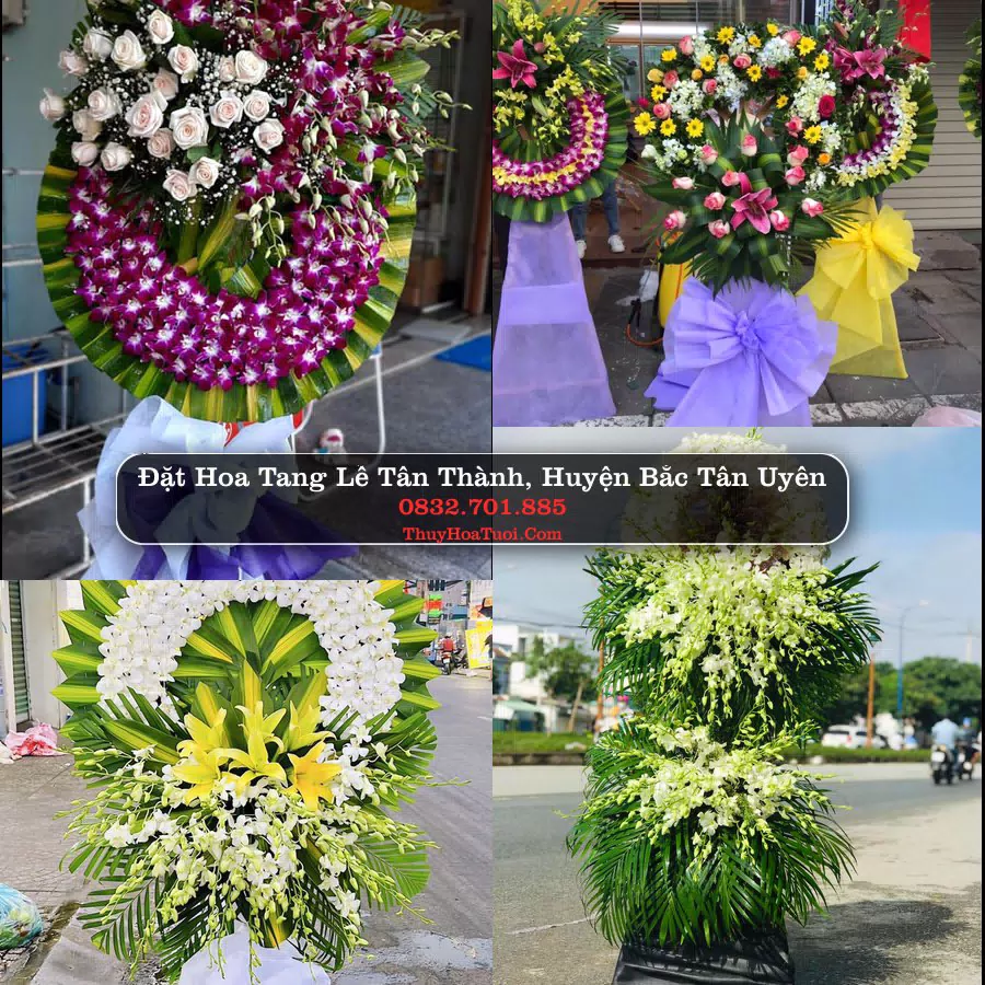 Kệ hoa tang lễ giao tại Tân Thành, Bình Dương