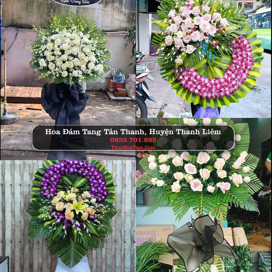 Kệ hoa tang lễ giao tại Tân Thanh, Hà Nam