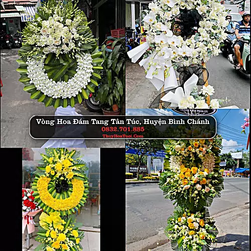 Đặt Hoa Chia Buồn tại Tân Túc, Bình Chánh, TP.HCM (Cũ)