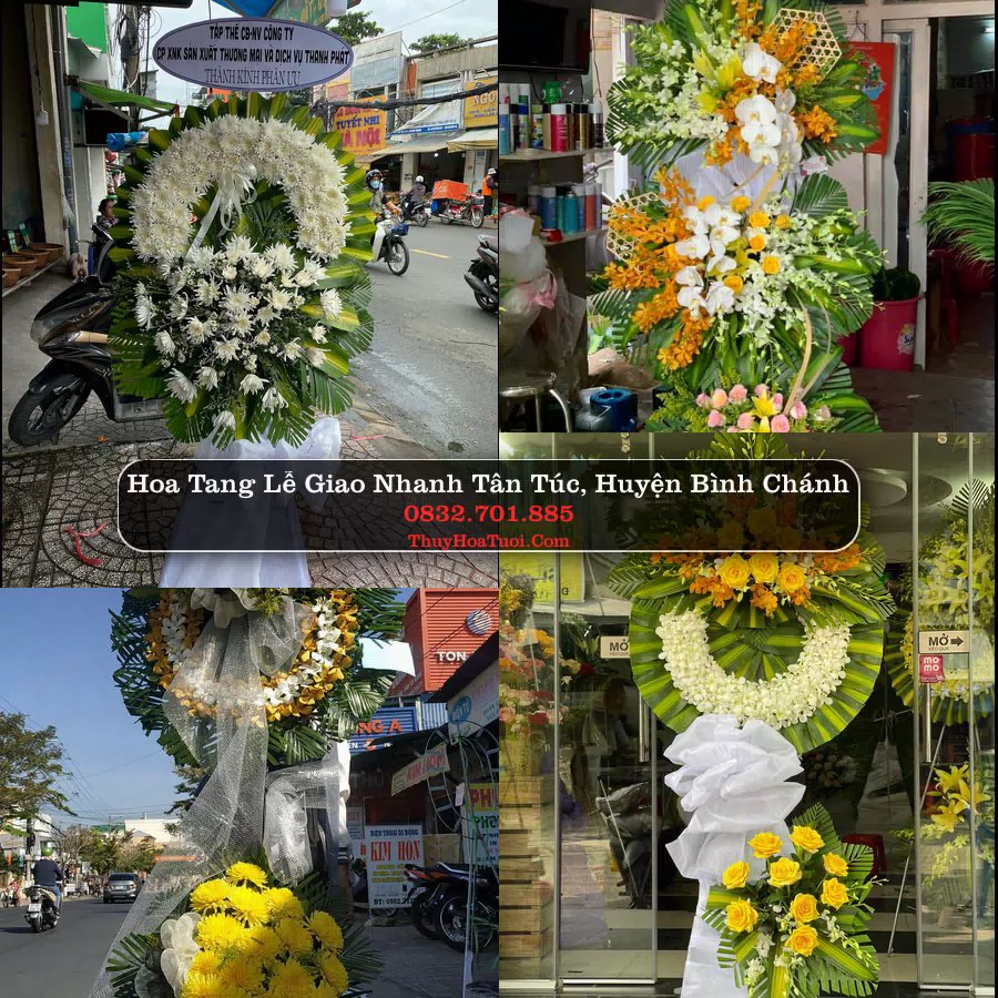 Kệ hoa tang lễ giao tại Tân Túc, Bình Chánh