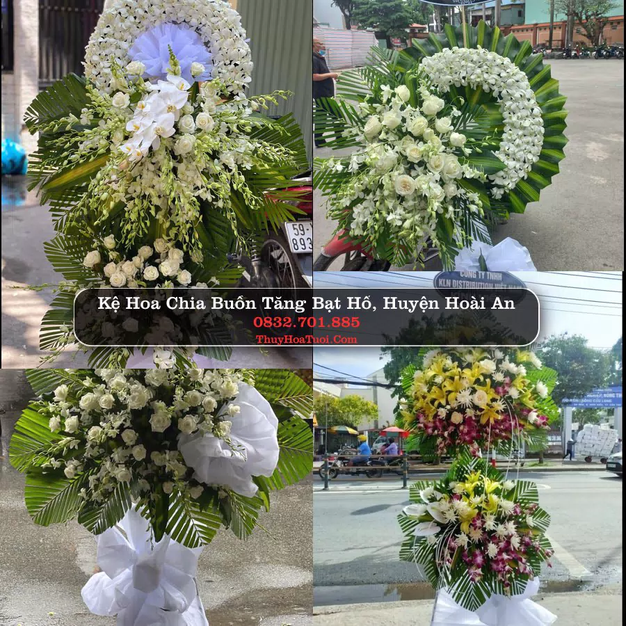 Vòng hoa chia buồn Tăng Bạt Hổ - ThuyHoaTuoi.Com