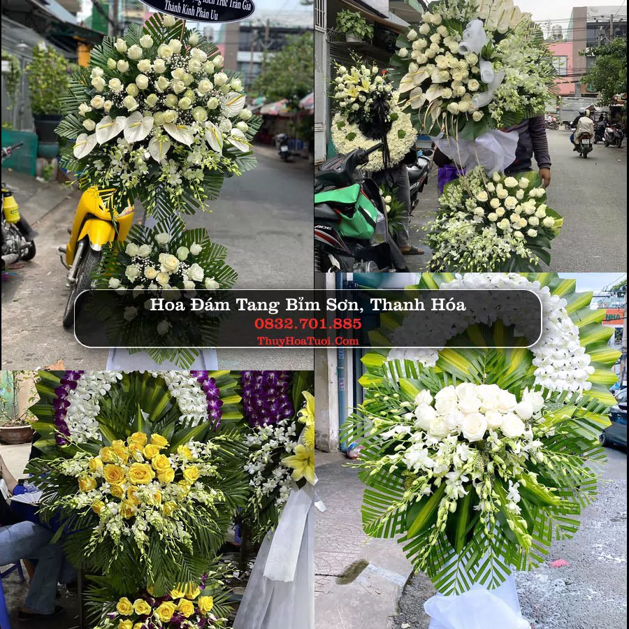 Kệ hoa tang lễ giao tại Bỉm Sơn, Thanh Hóa