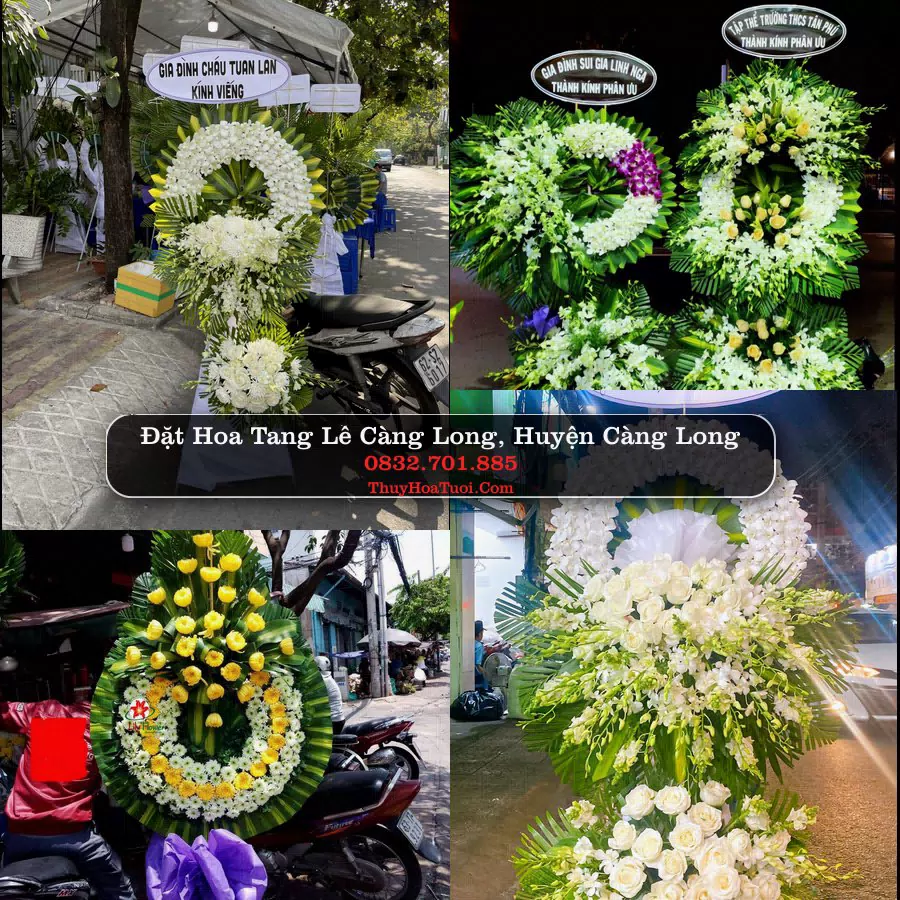Đặt Vòng Hoa Đám Tang tại Càng Long, Càng Long, Trà Vinh (Cũ)