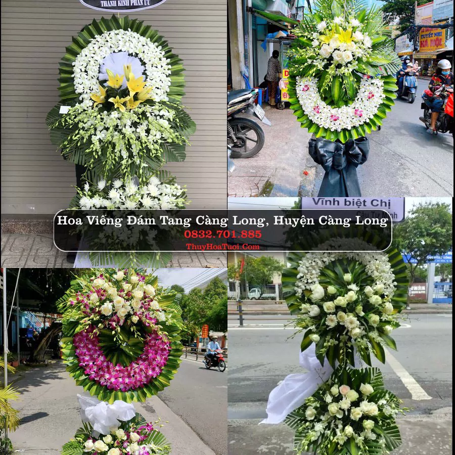 Vòng hoa chia buồn Càng Long - ThuyHoaTuoi.Com