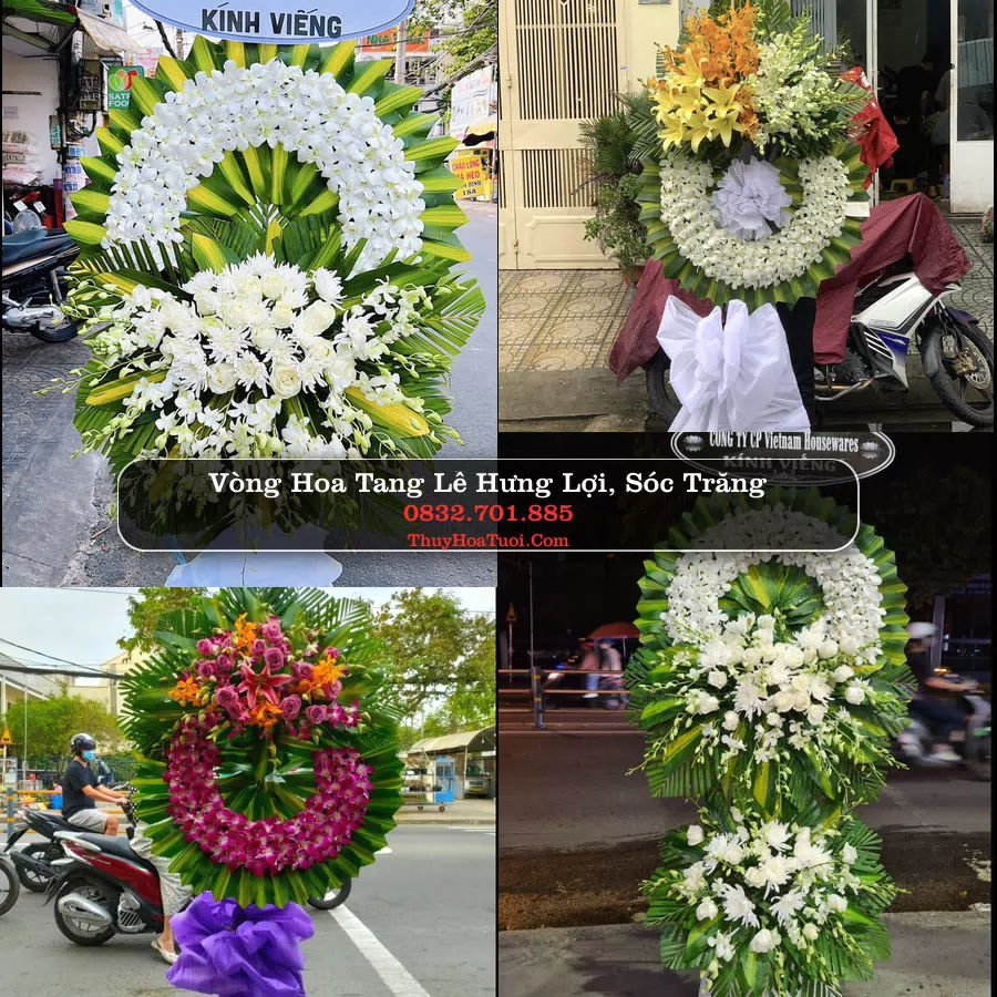 Đặt Vòng Hoa Chia Buồn tại Hưng Lợi, Sóc Trăng (Cũ)