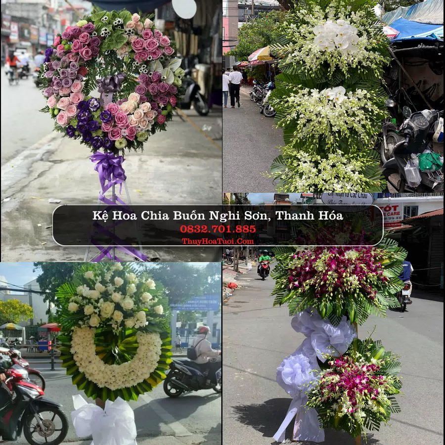 Kệ hoa tang lễ giao tại Nghi Sơn, Thanh Hóa