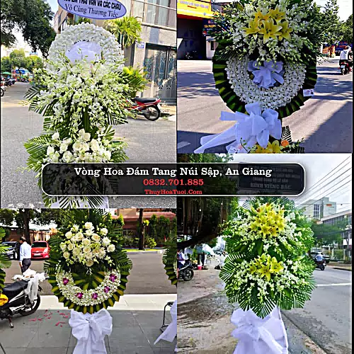 Đặt Vòng Hoa Chia Buồn tại Núi Sập, An Giang (Cũ)