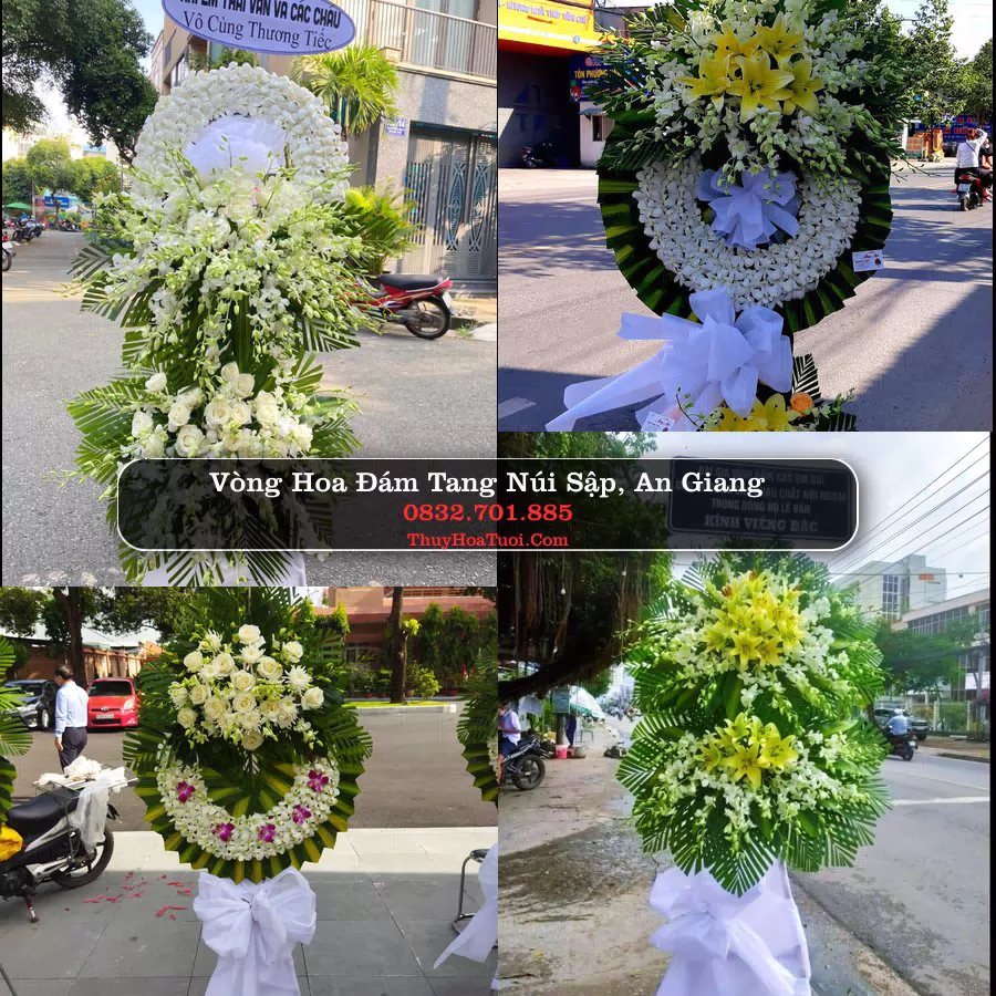 Đặt Vòng Hoa Chia Buồn tại Núi Sập, An Giang (Cũ)