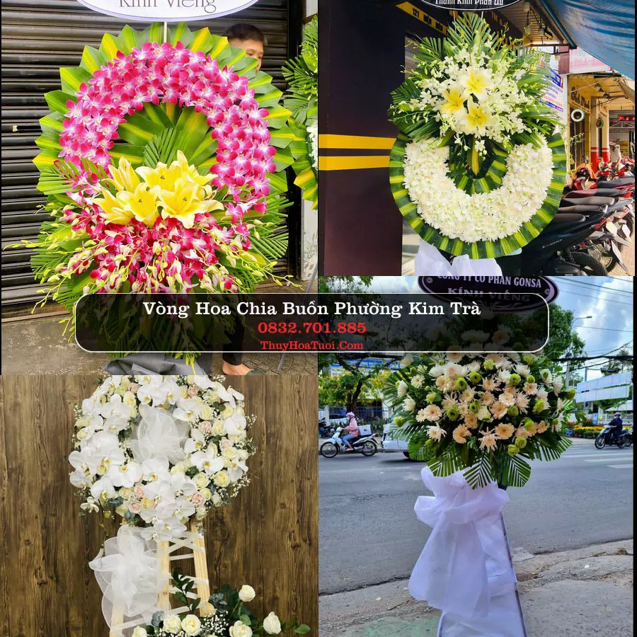 Vòng hoa chia buồn Phường Kim Trà - ThuyHoaTuoi.Com