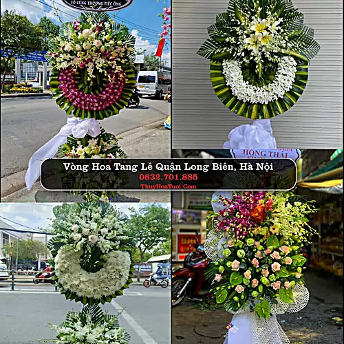 Đặt Vòng Hoa Tang Lễ tại Quận Long Biên, Hà Nội (Cũ)