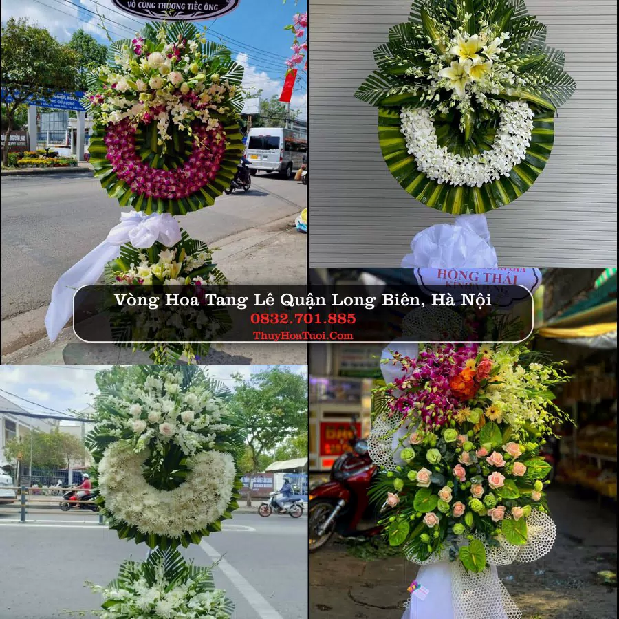 Đặt Vòng Hoa Tang Lễ tại Quận Long Biên, Hà Nội (Cũ)