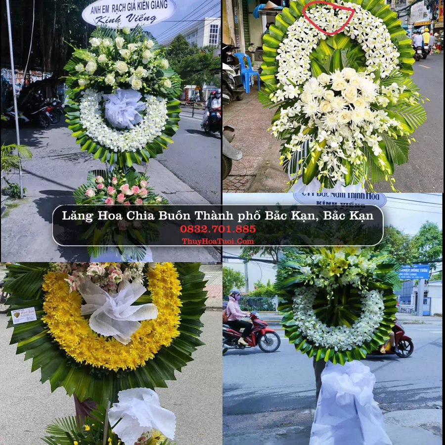 Vòng hoa chia buồn Thành phố Bắc Kạn - ThuyHoaTuoi.Com