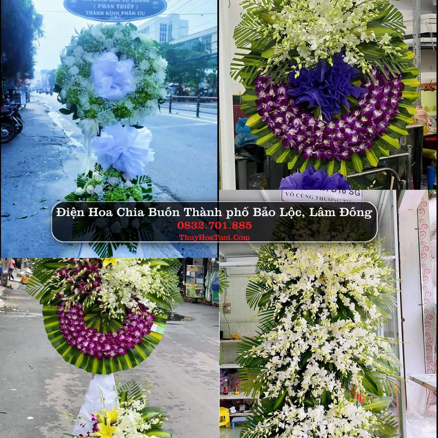 Đặt Vòng Hoa Tang Lễ tại Thành phố Bảo Lộc, Lâm Đồng (Cũ)