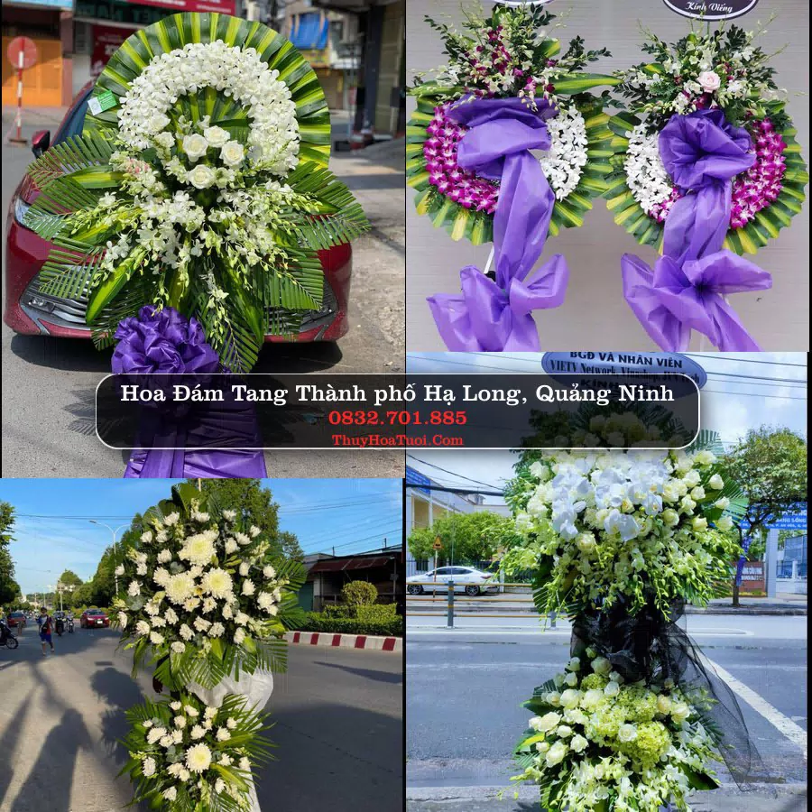 Vòng hoa chia buồn Thành phố Hạ Long, Quảng Ninh - ThuyHoaTuoi.Com