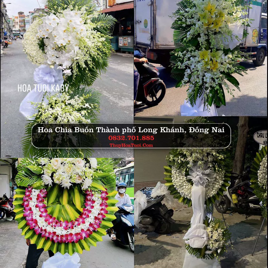 Vòng hoa chia buồn Thành phố Long Khánh - ThuyHoaTuoi.Com