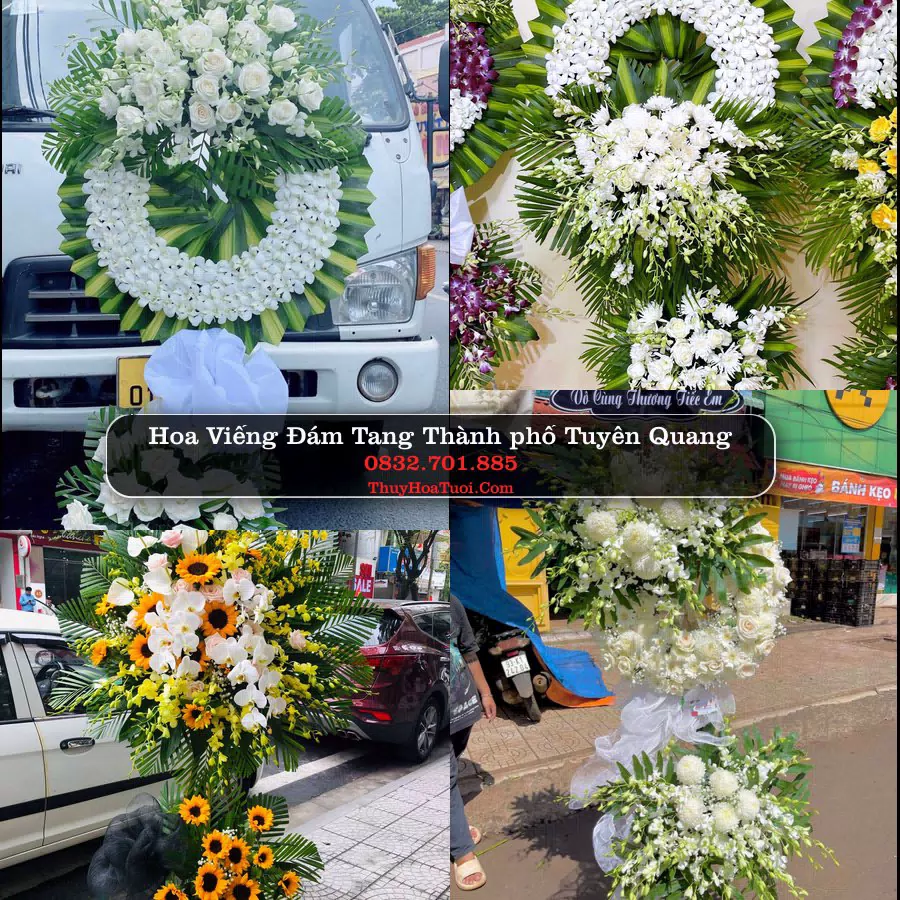 Vòng hoa chia buồn Thành phố Tuyên Quang - ThuyHoaTuoi.Com