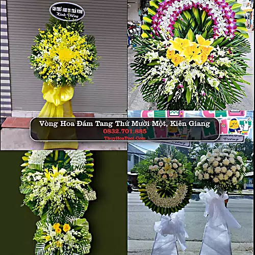 Đặt Hoa Chia Buồn tại Thứ Mười Một, Kiên Giang (Cũ)