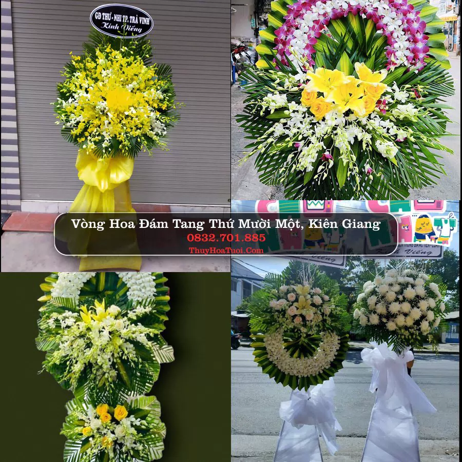 Đặt Hoa Chia Buồn tại Thứ Mười Một, Kiên Giang (Cũ)