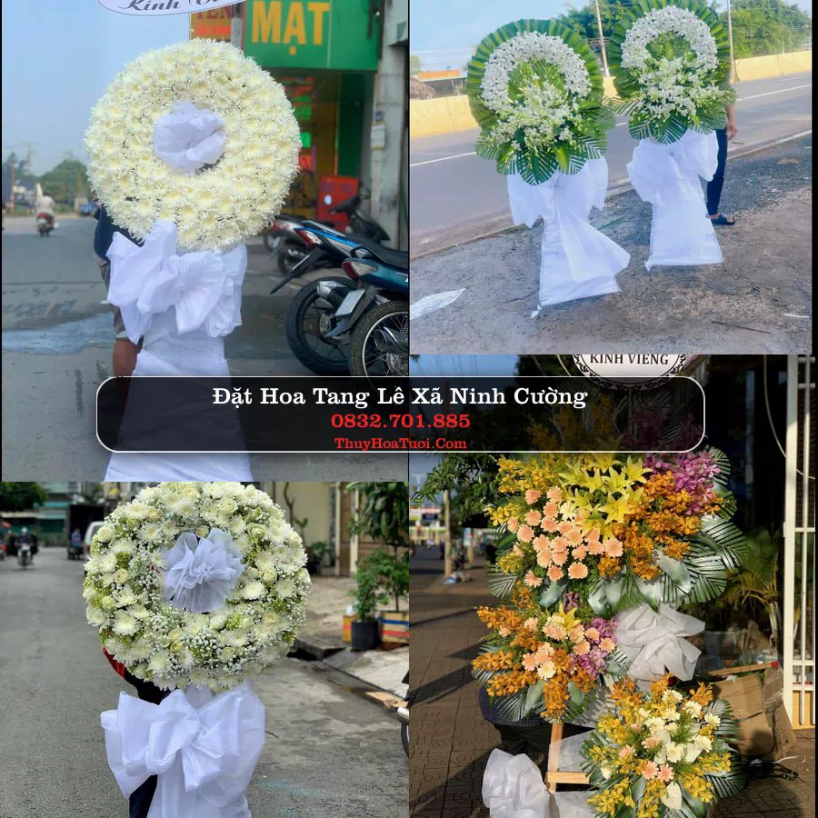 Đặt Vòng Hoa Tang Lễ tại Xã Ninh Cường, Ninh Bình