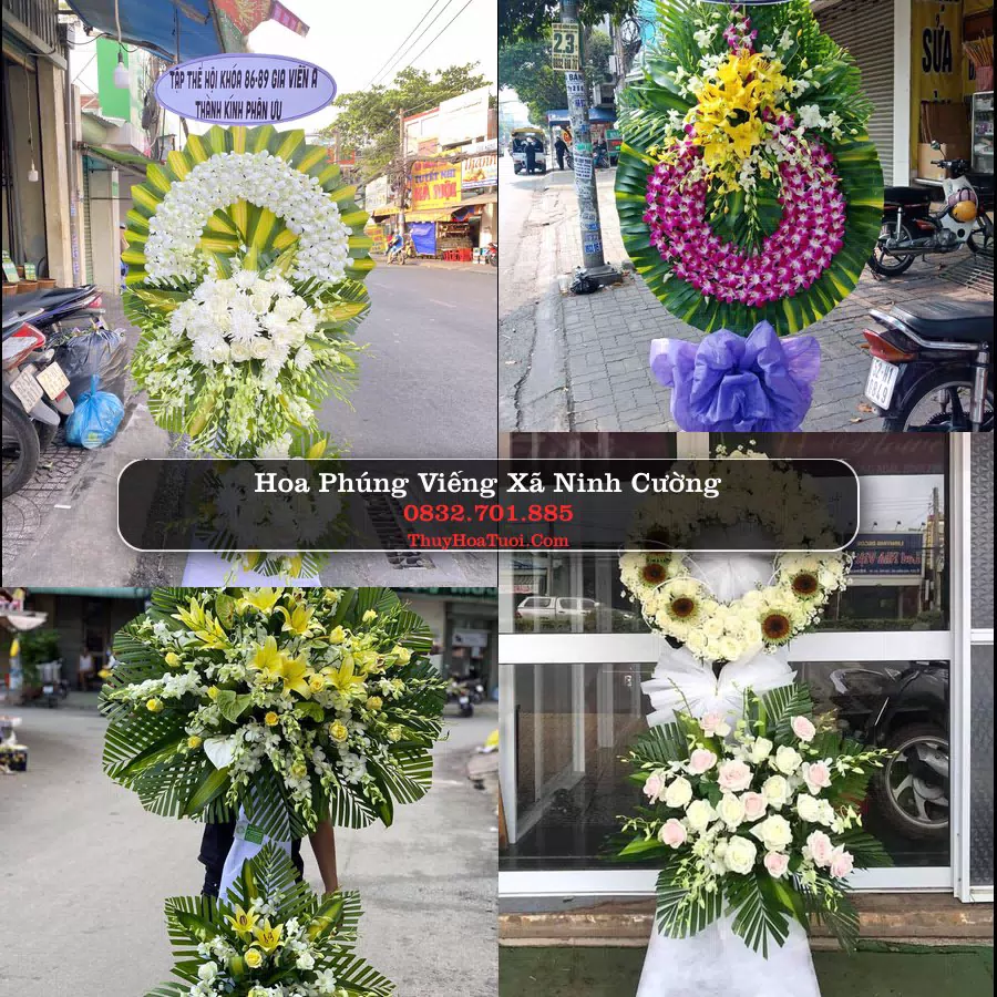 Kệ hoa tang lễ giao tại Xã Ninh Cường, Ninh Bình