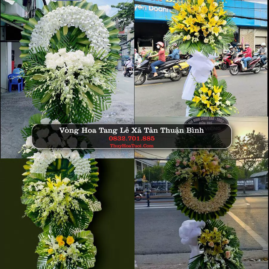 Đặt Vòng Hoa Chia Buồn tại Xã Tân Thuận Bình, Đồng Tháp