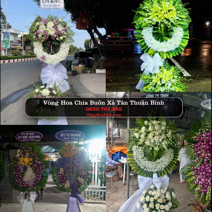 Kệ hoa tang lễ giao tại Xã Tân Thuận Bình, Đồng Tháp