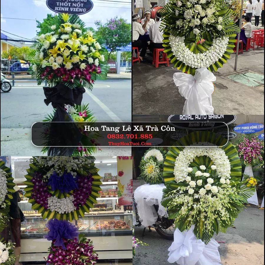 Đặt Vòng Hoa Tang Lễ tại Xã Trà Côn, Vĩnh Long