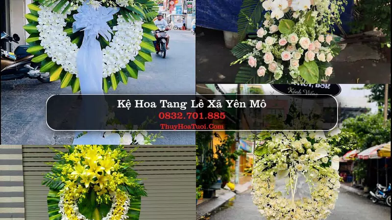 Đặt Hoa Chia Buồn tại Xã Yên Mô, Ninh Bình