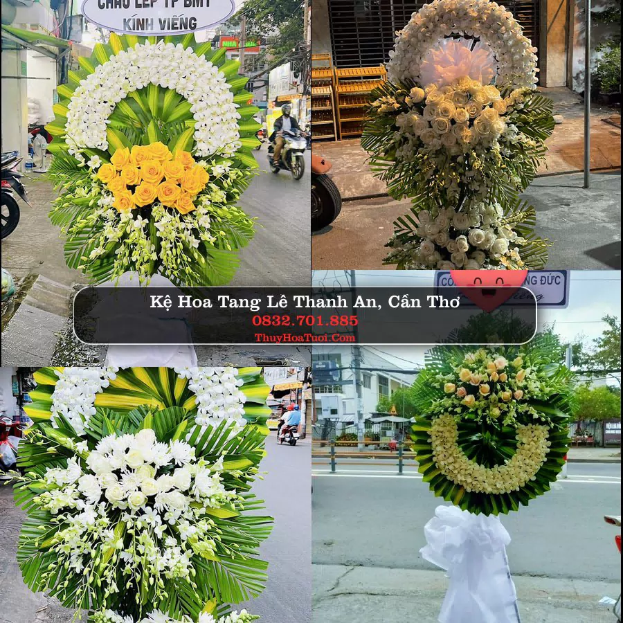 Kệ hoa tang lễ giao tại Thanh An, Cần Thơ