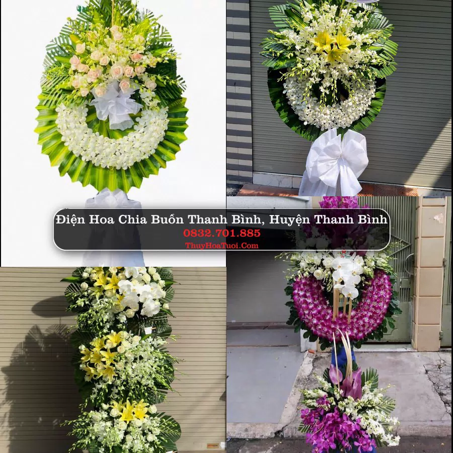 Kệ hoa tang lễ giao tại Thanh Bình, Đồng Tháp