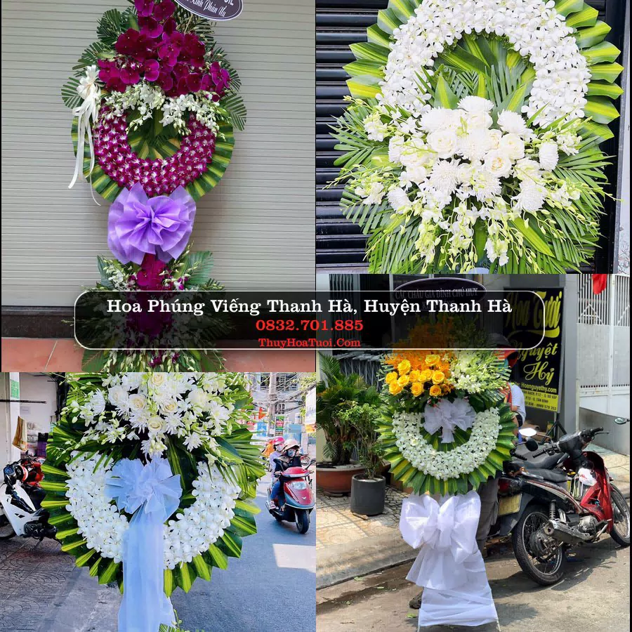 Kệ hoa tang lễ giao tại Thanh Hà, Hải Dương