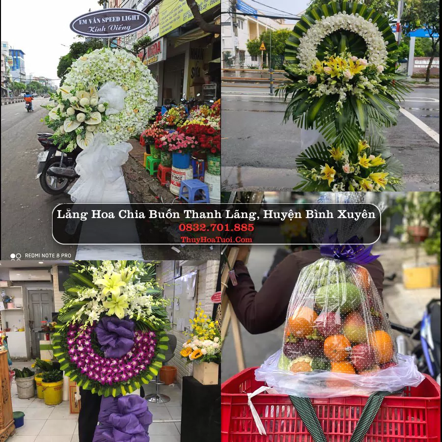 Vòng hoa chia buồn Thanh Lãng - ThuyHoaTuoi.Com