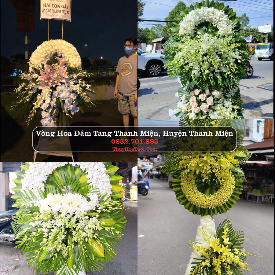 Kệ hoa tang lễ giao tại Thanh Miện, Hải Dương