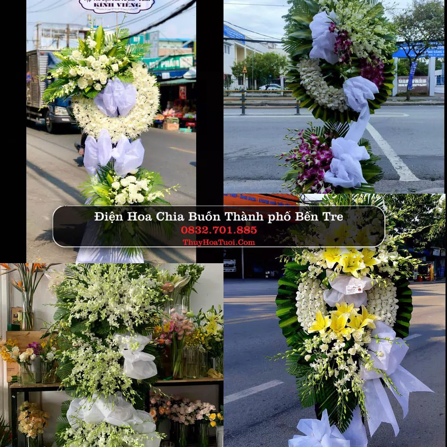 Kệ hoa tang lễ giao tại Thành phố Bến Tre, Vĩnh Long