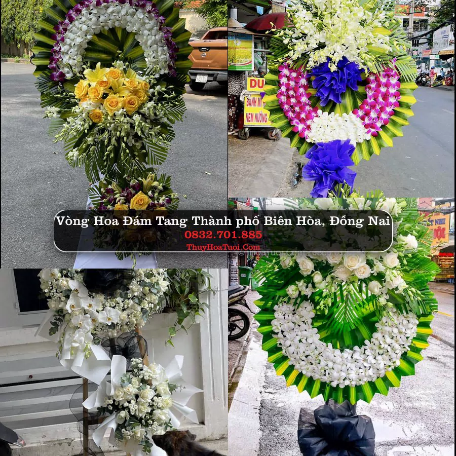 Đặt Vòng Hoa Tang Lễ tại Thành phố Biên Hòa, Đồng Nai (Cũ)