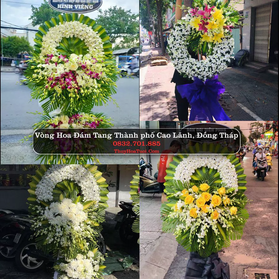 Đặt Vòng Hoa Chia Buồn tại Thành phố Cao Lãnh, Đồng Tháp (Cũ)