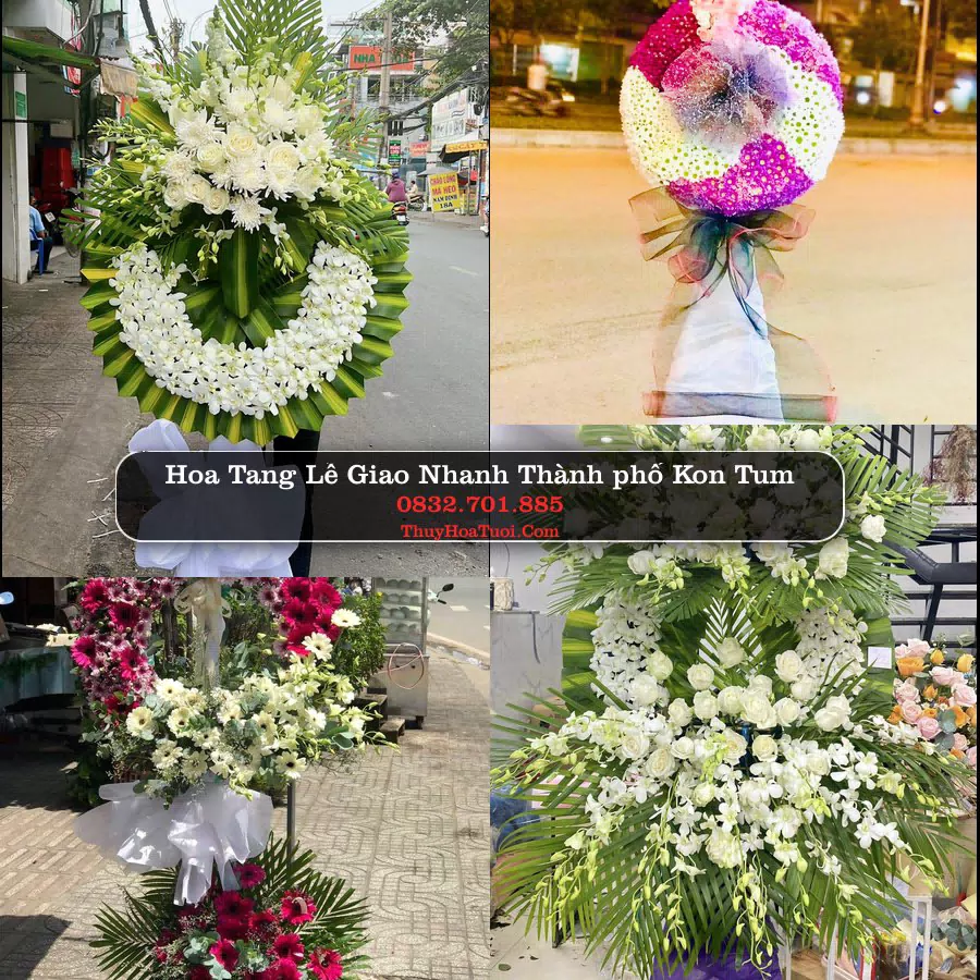 Kệ hoa tang lễ giao tại Thành phố Kon Tum