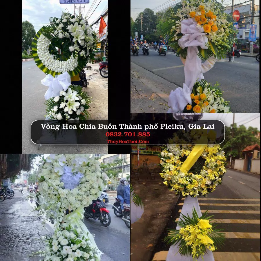 Kệ hoa tang lễ giao tại Thành phố Pleiku, Gia Lai