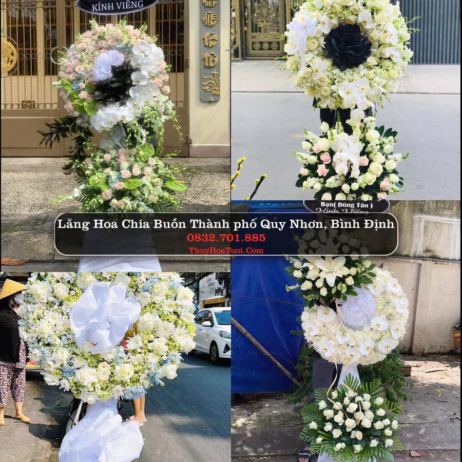 Đặt Hoa Đám Tang tại Thành phố Quy Nhơn, Bình Định (Cũ)