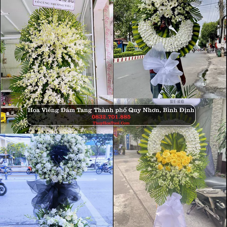 Kệ hoa tang lễ giao tại Thành phố Quy Nhơn, Bình Định